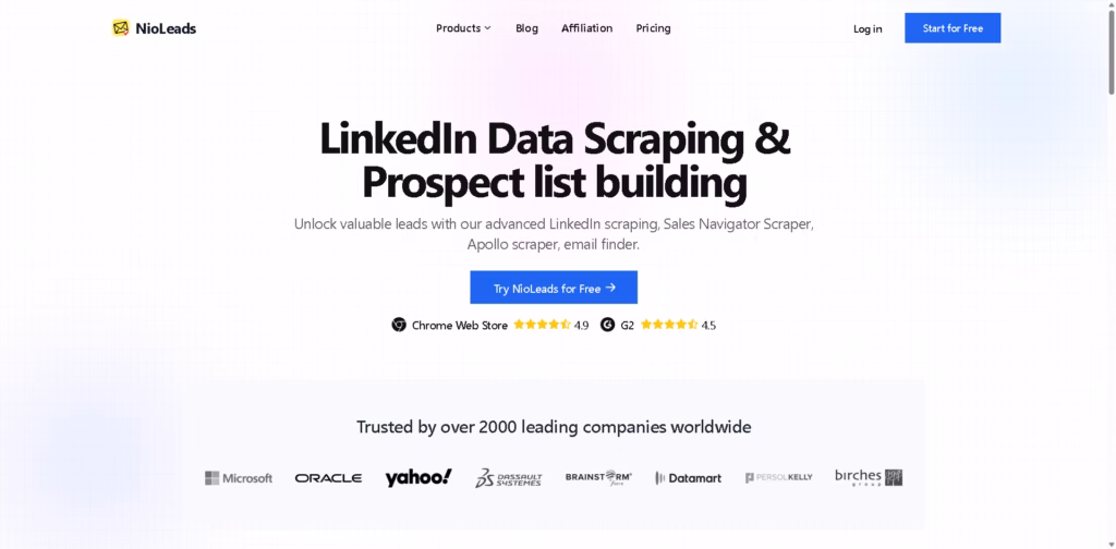 LinkedIn-Data-Scraping-Prospect-list-building-NioLeads