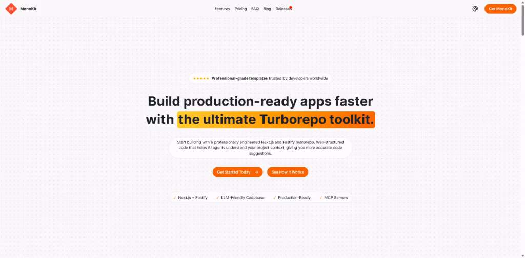 MonoKit -•-Ship-your-app-today-with-our-AI-powered-monorepo-toolkit