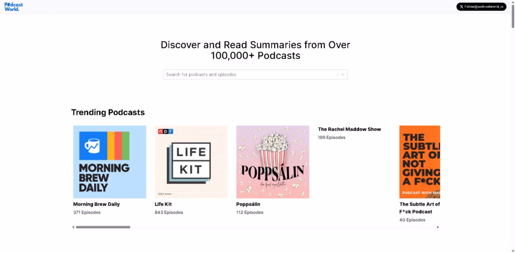 PodcastWorld -World-s-Largest-Community-For-Podcasters-and-Listeners