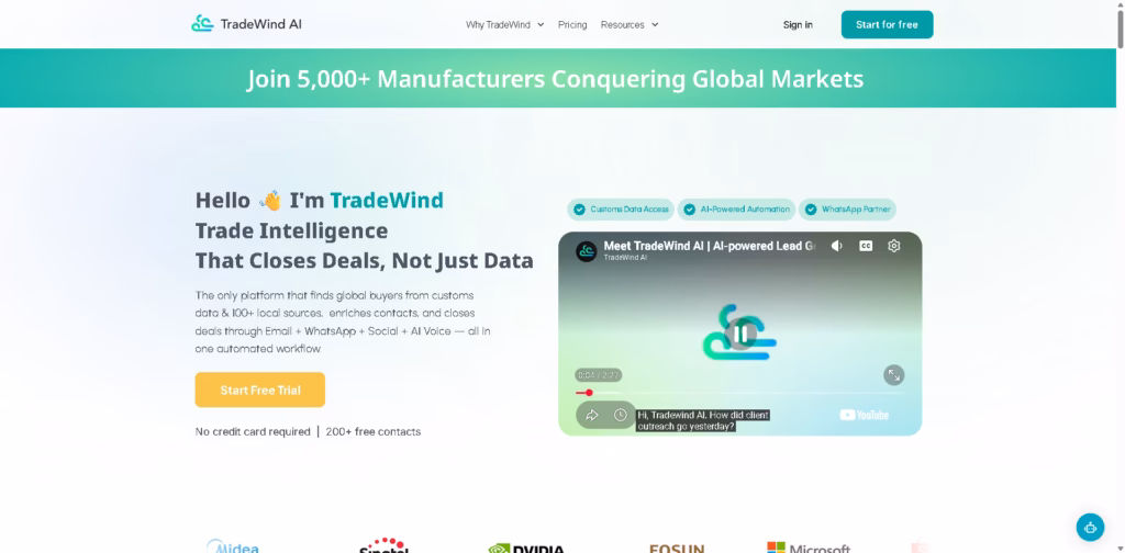 TradeWind AI -Top-1-Global-Trade-Intelligence-Automation-Agent