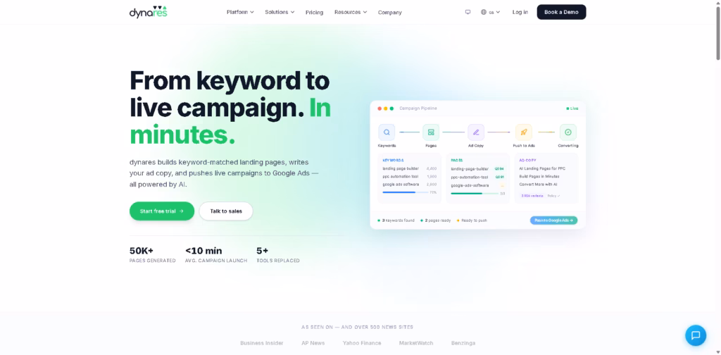 dynares -From-keyword-to-live-campaign