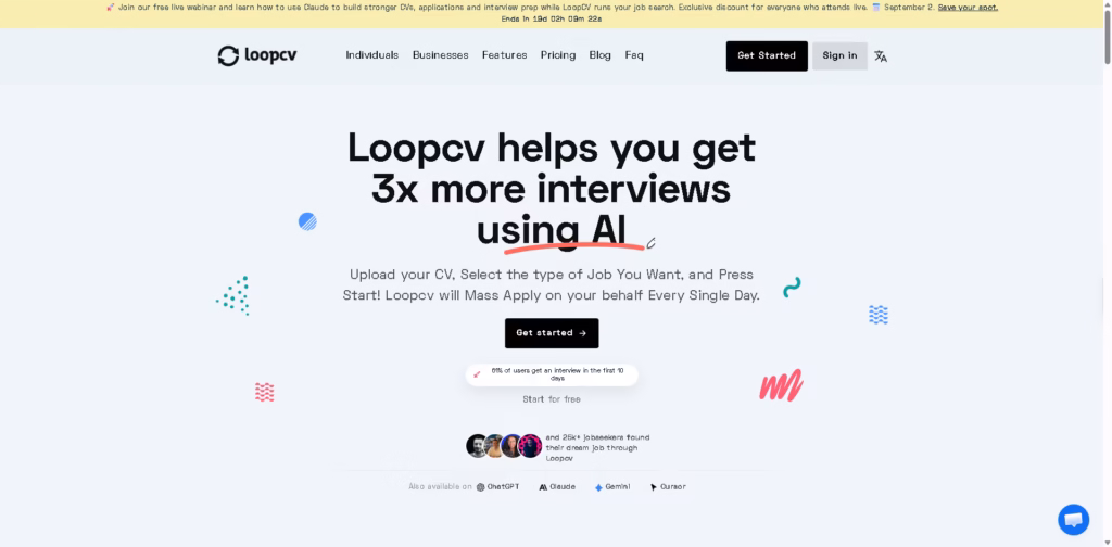 LoopCV - AI-Job-Search-Automation-Auto-Apply-to-1-000-Jobs