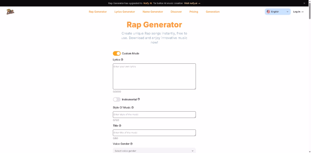 AI Rap Generator -Create-Unique-Rap-Songs-with-Our-Rap-Maker