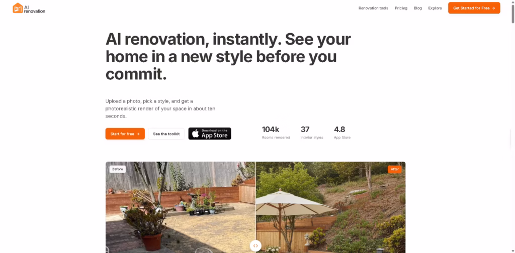 AI Renovation-Instant-AI-Home-Renovation-Virtual-Staging-Platform