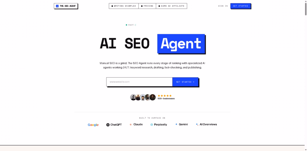 AI-SEO-Agent-Rank-Without-Writing-· The SEO Agent