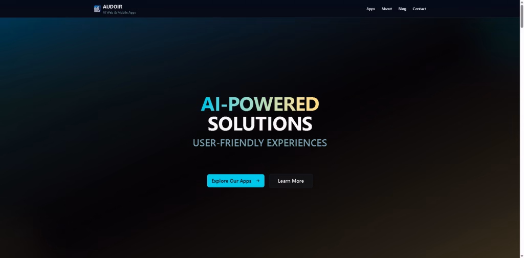 AUDOIR-AI-Web-Mobile-Apps