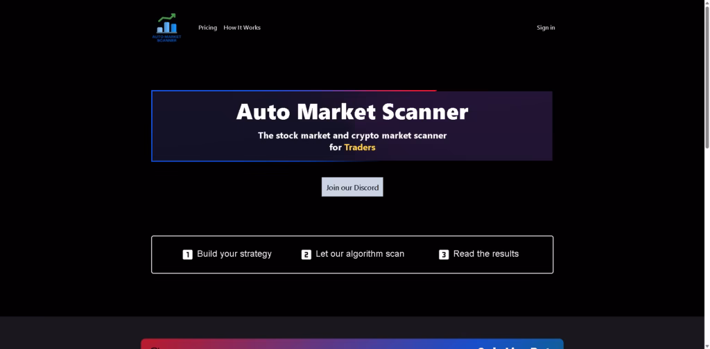 Auto Market Scanner- what is Auto Market Scanner
