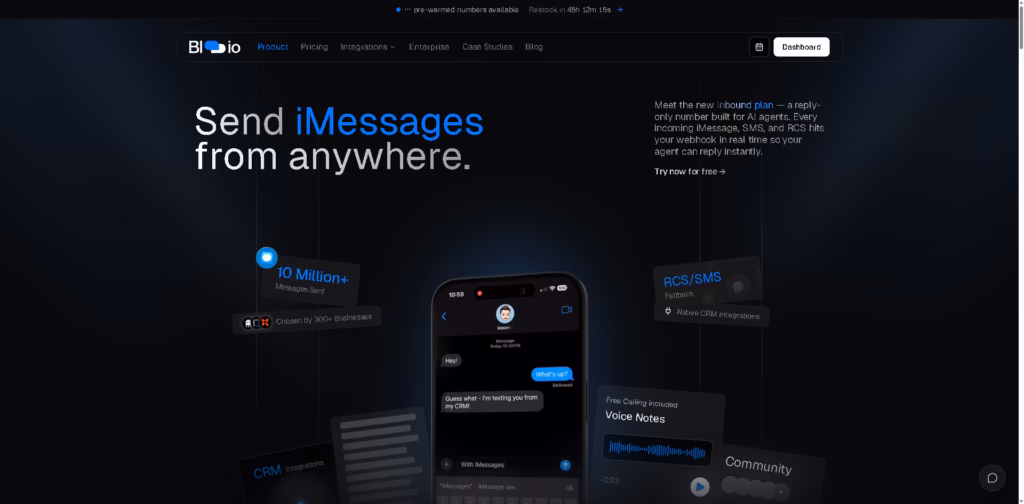 Blooio-Blue-Messages-for-your-CRM