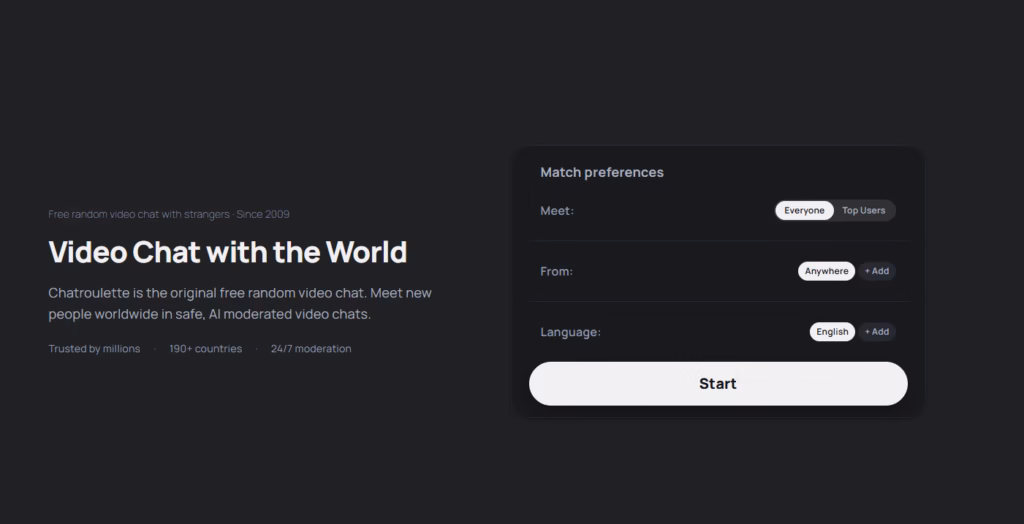 Chatroulette - Video Chat with the World