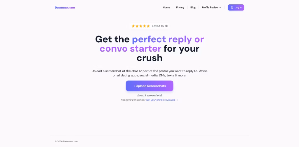 Datemaxx.com -AI-Dating-Assistant