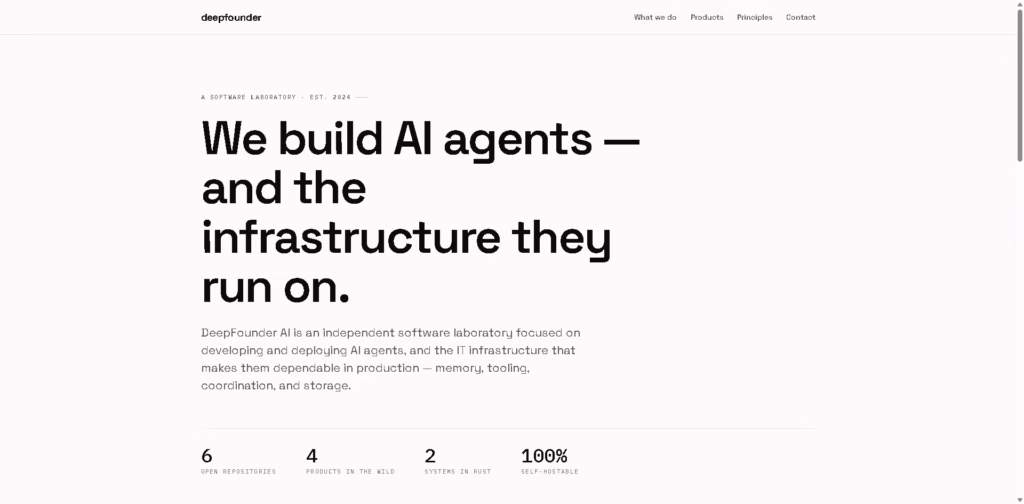 DeepFounder AI a-software-laboratory