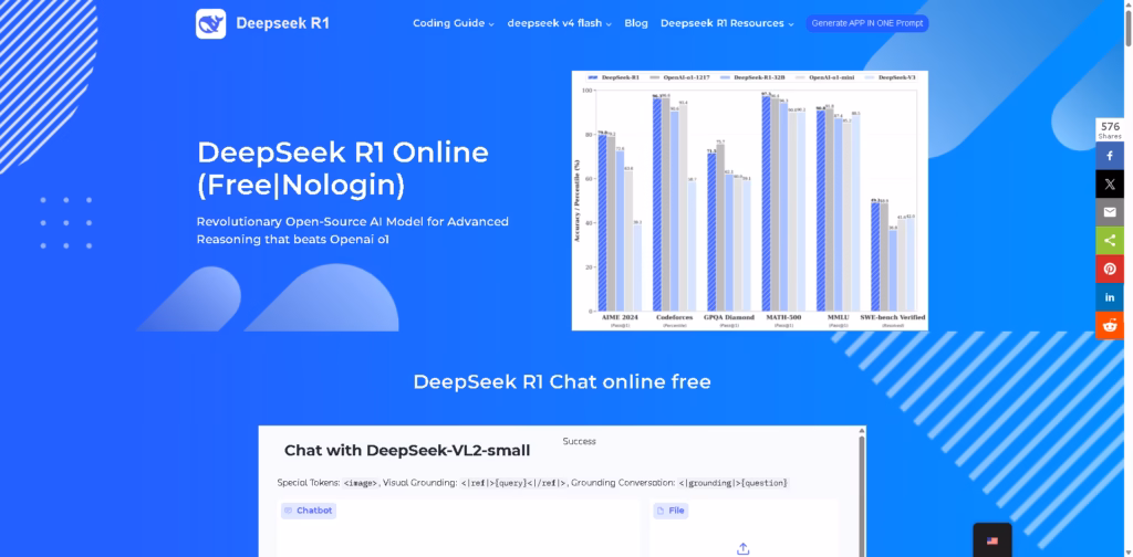 DeepSeek R1-Online-Free-Nologin