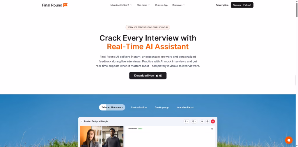 Final Round AI-1-AI-Interview-Assistant-10M-Users