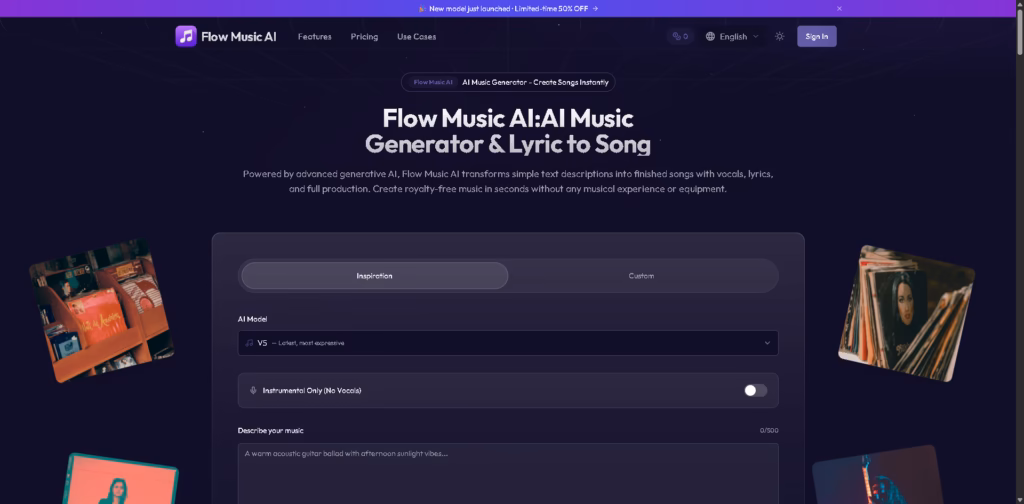FlowMusic-AI-AI-Music-Generator-Lyric-