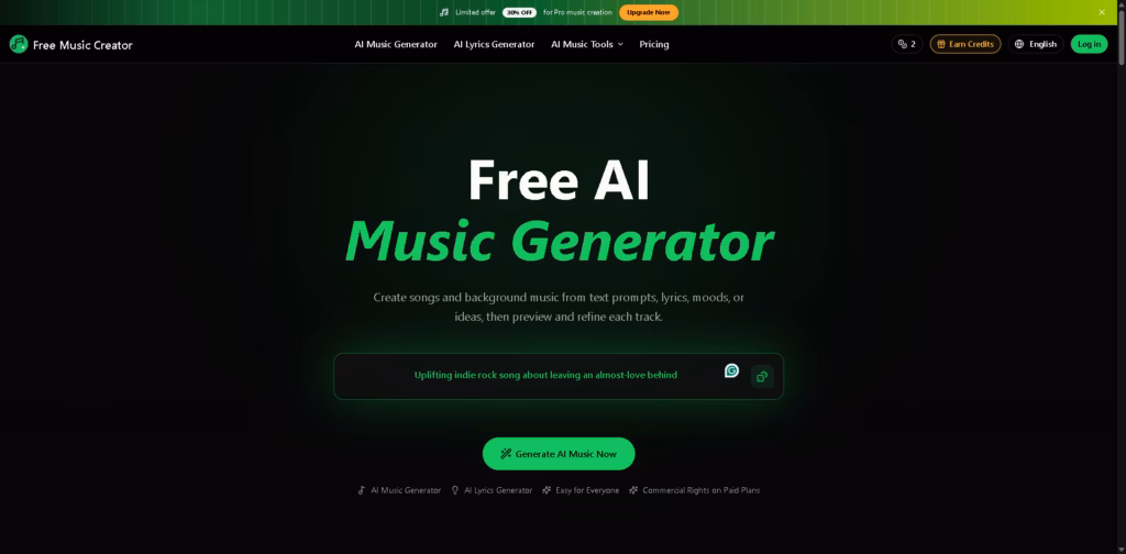 Free-AI-Music-Generator-Create-Royalty-Free Music Creator