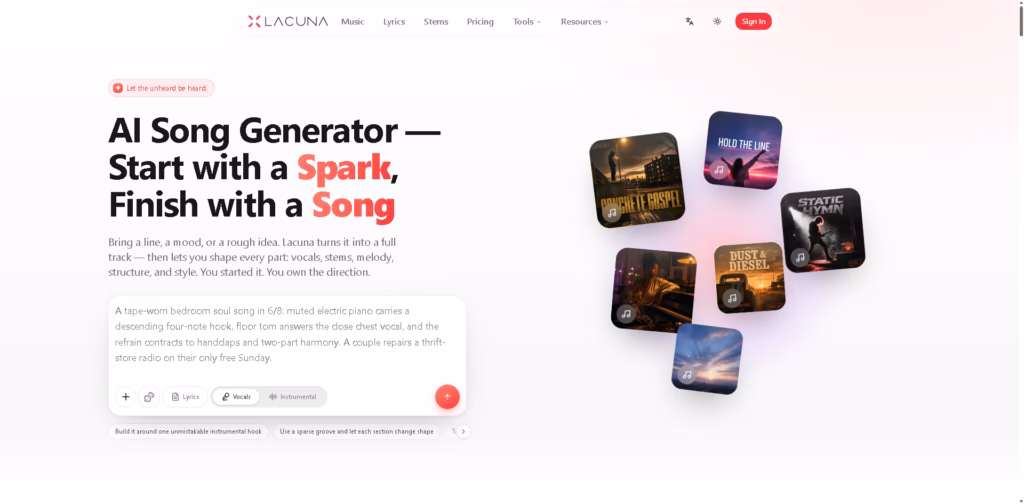 Free-AI-Song-Generator -Text-to-Song-with-Vocals- lacuna-fm