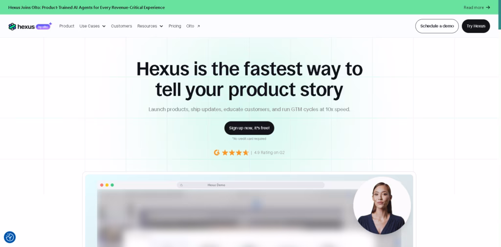 Hexus AI-Powered-Product-Demos-Videos-Guides-in-Sec