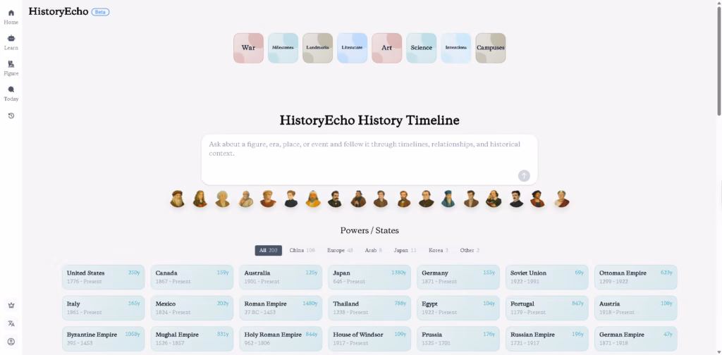 HistoryEcho-History-Timeline