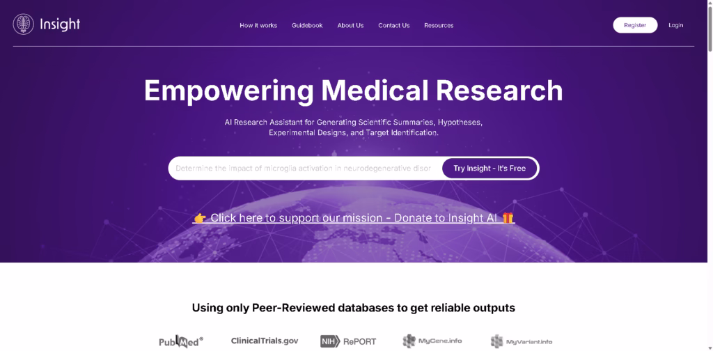 Insight AI-Powered-Medical-Research-Tool