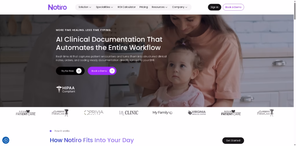 Intelligent-Healthcare-Documentation -Notiro AI