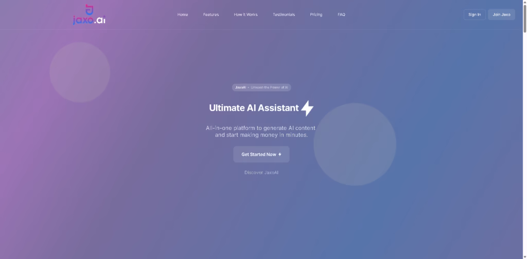 JaxoAI-Your-All-in-One-Toolbox-for-Free-AI-Tools