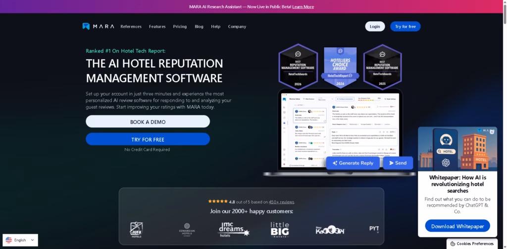 MARA AI-The-Best-Hotel-Reputation-Management-Software