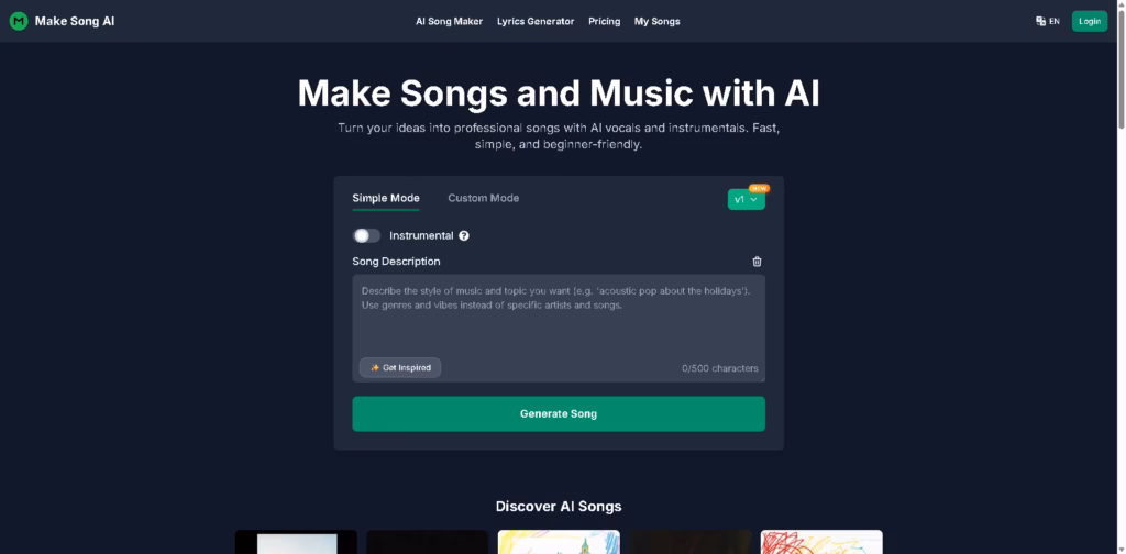 Make Song-AI-Free-AI-Song-Maker