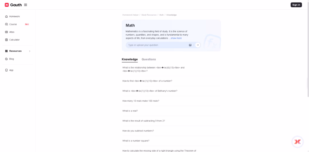 Gauth - Math-Definition-Knowledge-Related-Question