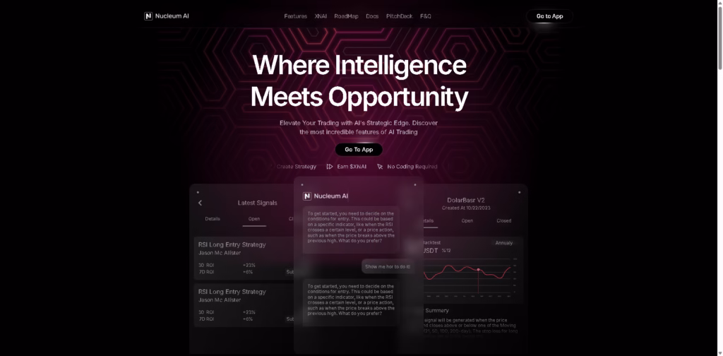 Nucleum AI- Crypto Trading & Strategy Builder