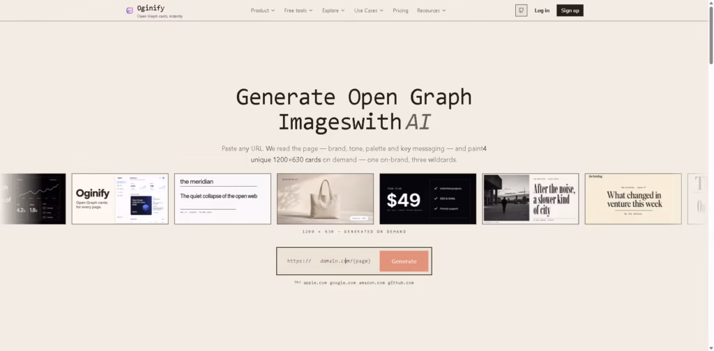 Oginify -Free-Open-Graph-Image-Generator-from-Any-URL