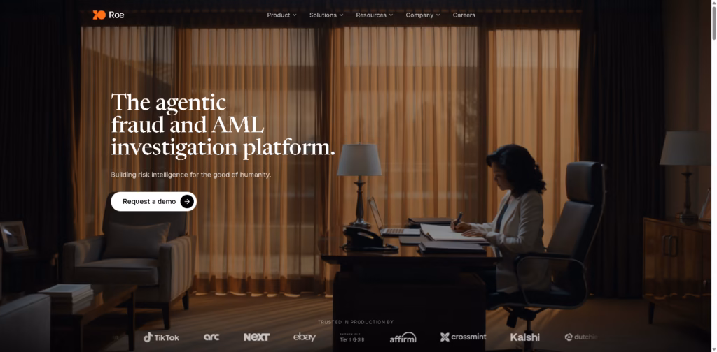 Roe -The-Agentic-Fraud-and-AML-Investigation-Platform
