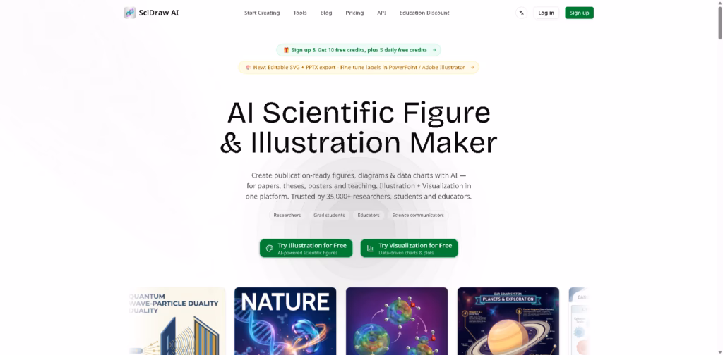 SciDraw AI-AI-Scientific-Illustration-Data-Visualization
