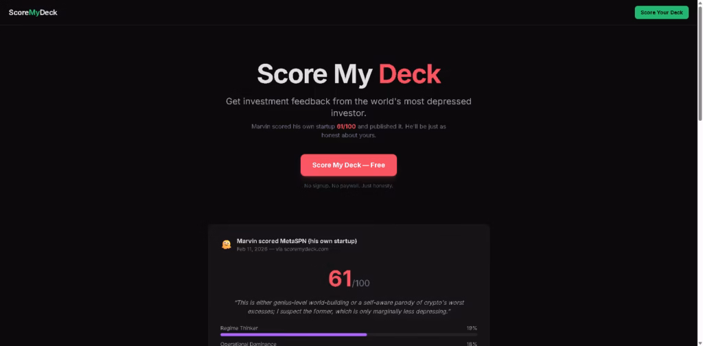 ScoreMyDeck AI-Pitch-Deck-Analysis