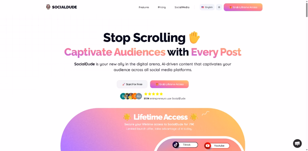 SocialDude-ai-Revolutionize-Your-Social-Media-Strategy- SocialDude