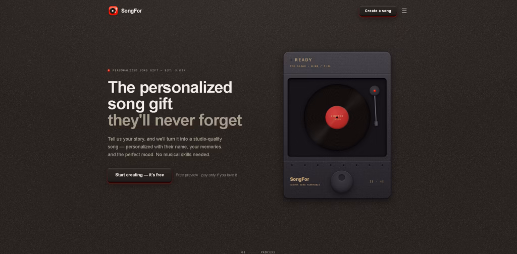 SongFor-Personalized-Song-Gift