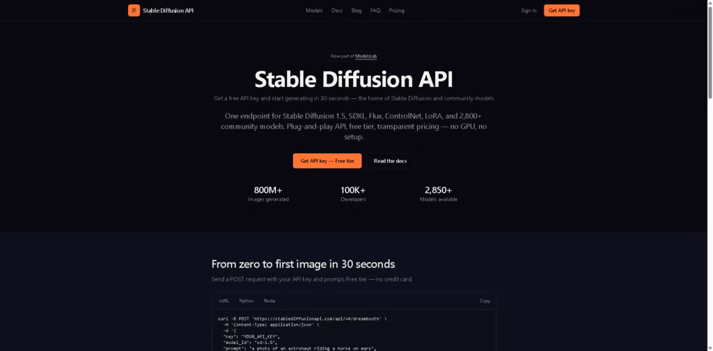 Stable Diffusion API -Free-API-Key-for-SD-1-5-SDXL-Flux-ControlNet