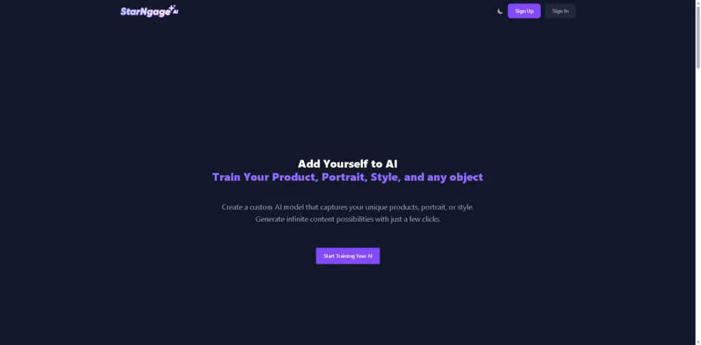 StarNgage AI-Create-a-custom-AI-model-that-captures-your-unique-brand