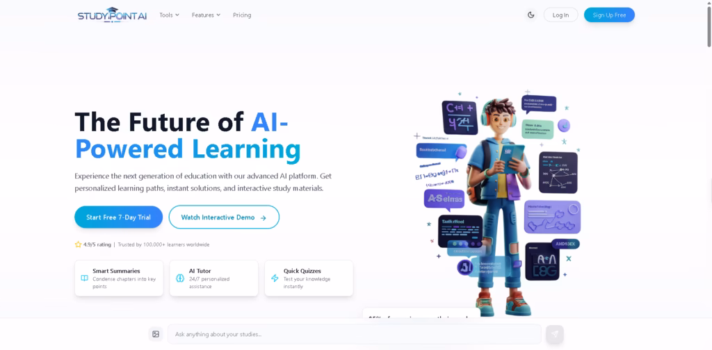 Study Point AI-AI-Math-Solver-Educational-Tools-Platform