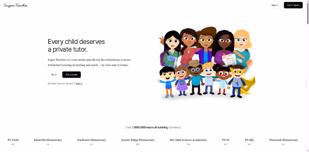 Super Teacher-Unlimited-tutoring-Any-subject-Any-time