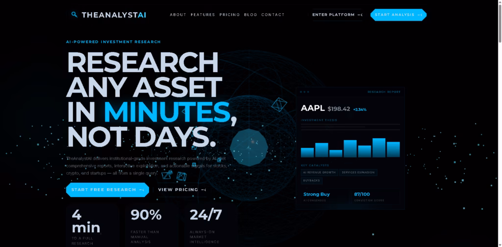TheAnalystAI -Best-AI-Investment-Research-Platform