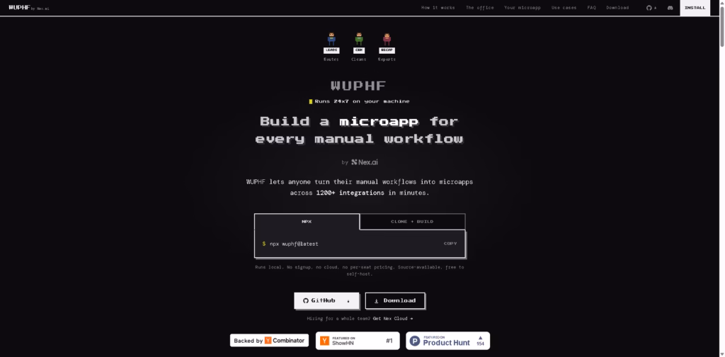 WUPHF -Build-a-microapp-for-every-manual-workflow