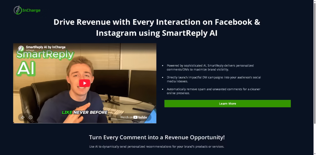 SmartReply AI -get-started best AI social media engagement platform