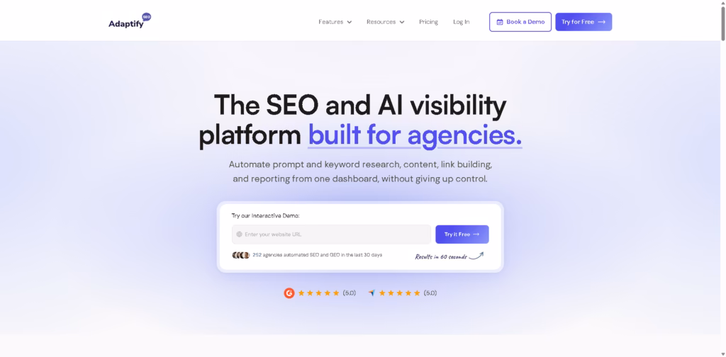 Adaptify-SEO-AI-Visibility-Platform-for-Agencies