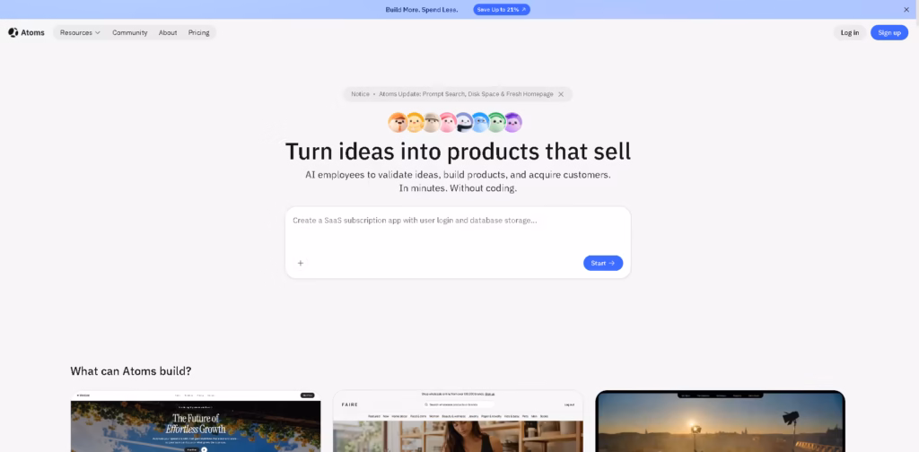 Atoms-Build-websites-apps-with-AI-no-code-needed