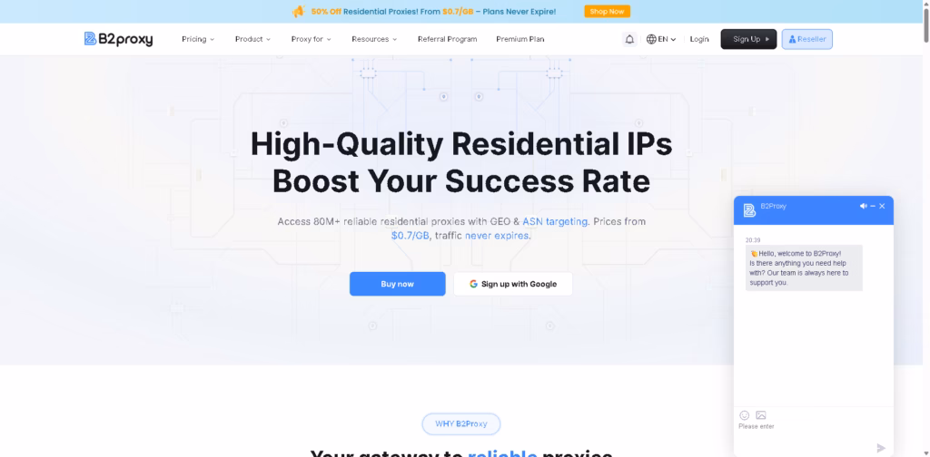 B2Proxy-Fast-and-Reliable-Quality-Residential-Proxies