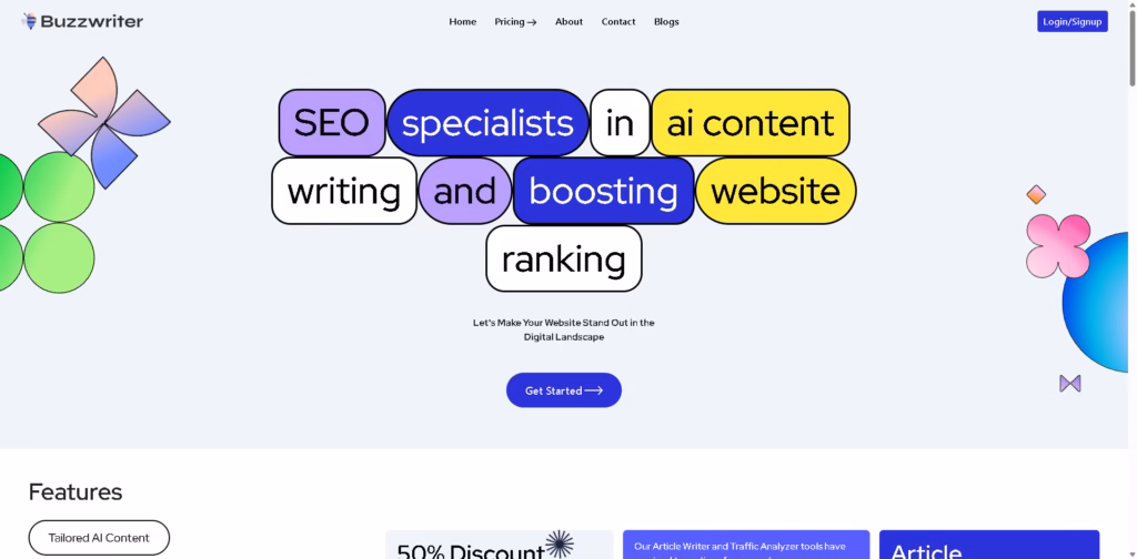 Buzzwriter AI-Expert-in-AI-content-SEO-and-ranking-boost