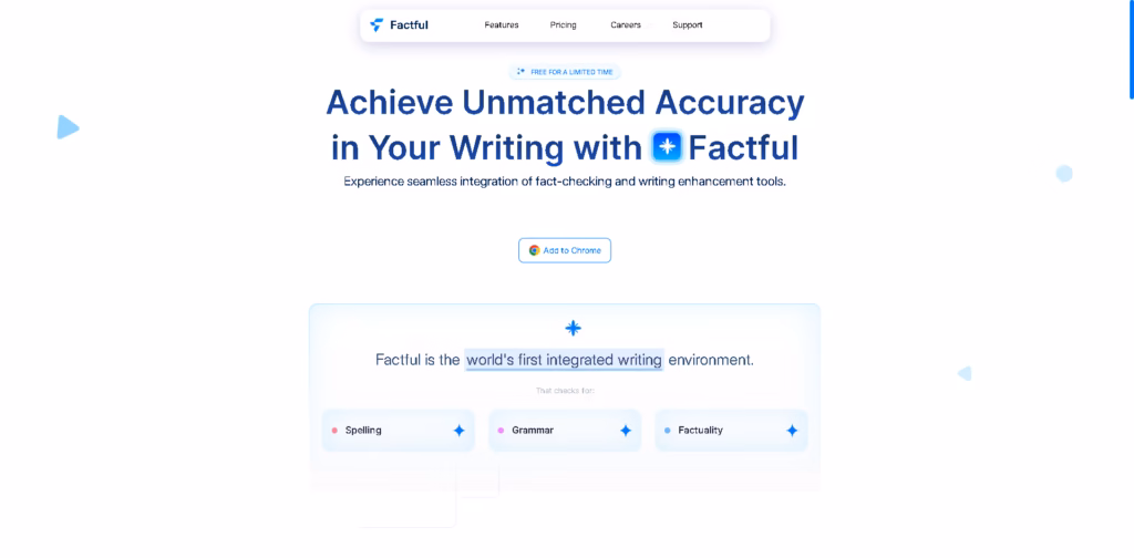 Factful Review: AI Fact-Checking & Writing Tool