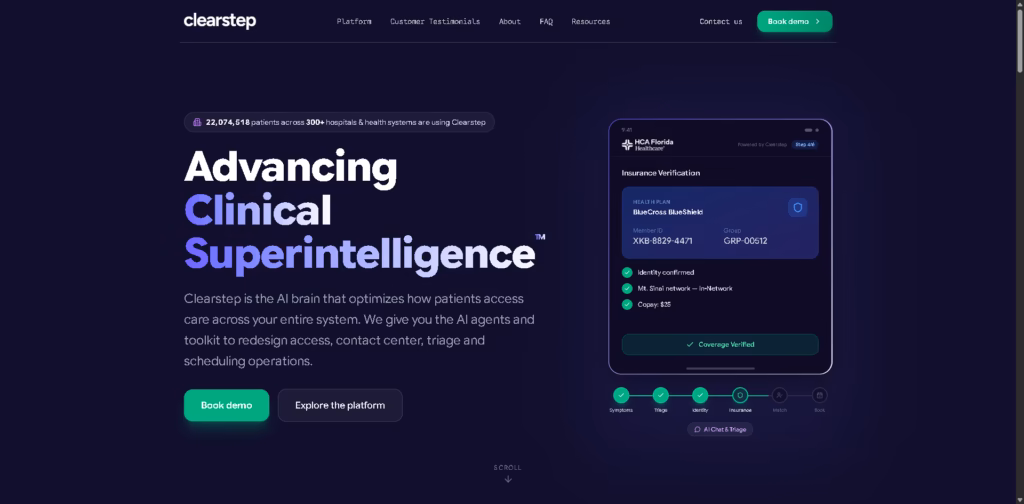 Clearstep AI-Triage-Scheduling-Care-Navigation-for-Health-Systems