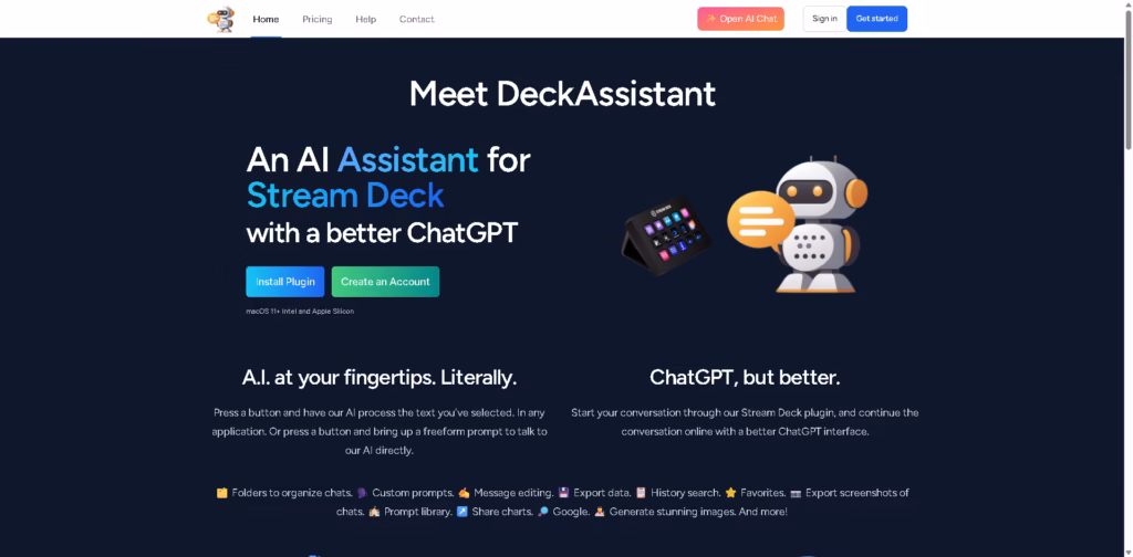 DeckAssistant-AI-Assistant-for-Stream-Deck