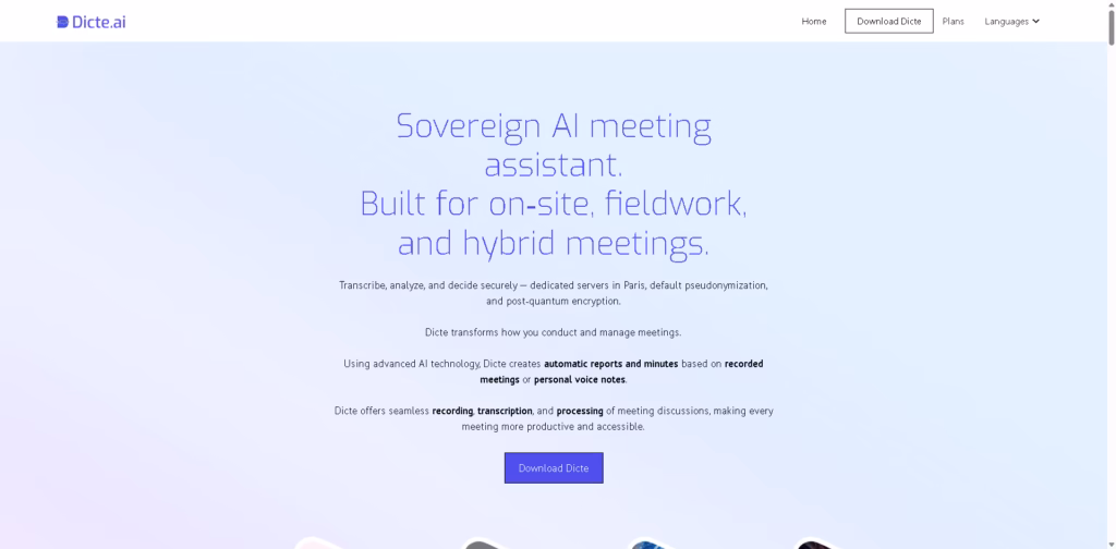 Dicte-ai-AI-Meetings-and-AI-Voice-Notes-on-Mobile